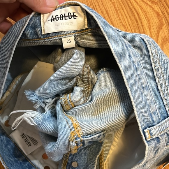 AGolde Parker Vintage Cut Off Short Size 25 NWT - Picture 9 of 16